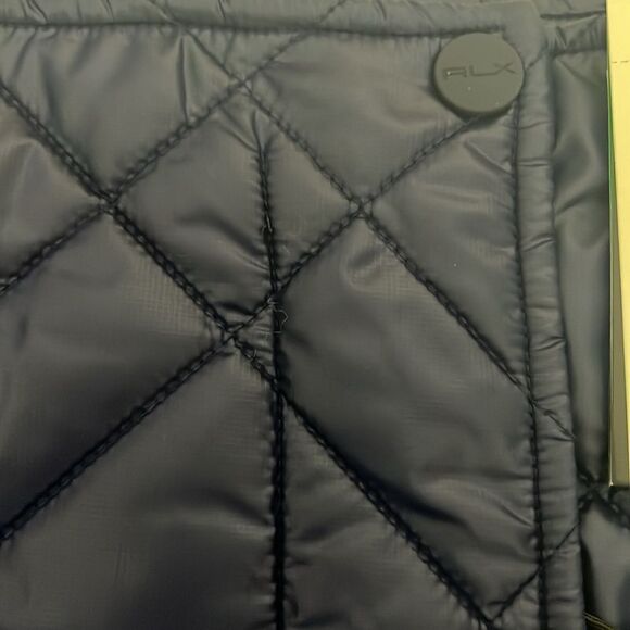 Ralph Lauren X quilted navy zipper golf skirt medium - Picture 3 of 6